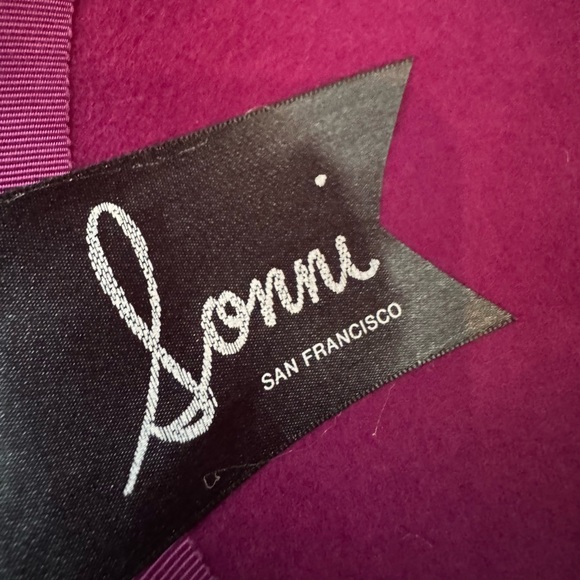 Vintage Lancaster Purple Wool Hat with Veil - Picture 9 of 9